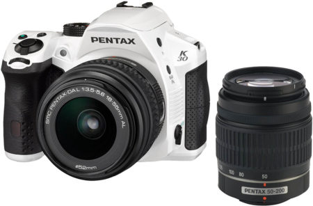 This is an image of Pentax K-30 Weather-Sealed 16MP CMOS Digital SLR