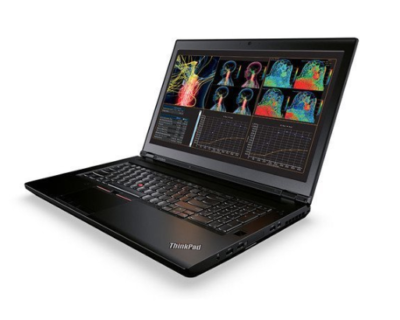 This is an image of a 17.3 inch ThinkPad P71 laptop by Lenovo.