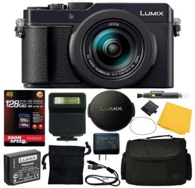 This is an image of Panasonic lumix DC pack in black color