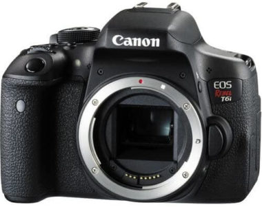 This is an image of Canon EOS Rebel T6i Digital SLR (Body Only) -