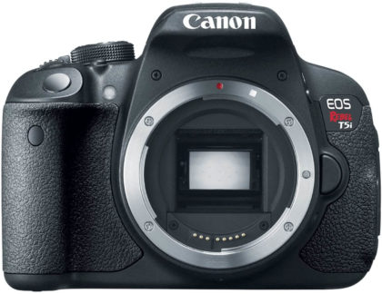 This is an image of Canon EOS Rebel T5i Digital SLR Camera (Body Only)