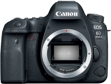 This is an image of Canon EOS 6D Mark II Digital SLR Camera Body – Wi-Fi Enabled