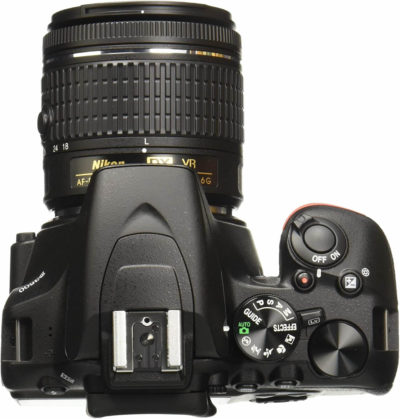 This is an image of Nikon D3500 W/ AF-P DX NIKKOR 18-55mm f/3.5-5.6G VR Black