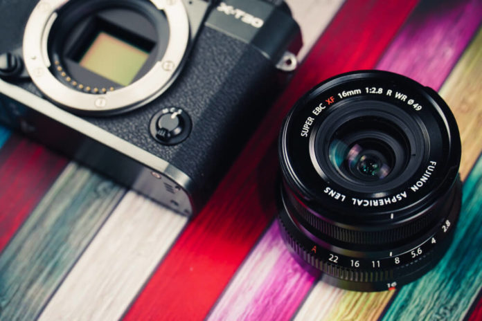 The Fujifilm X-T30 mid-range mirrorless camera