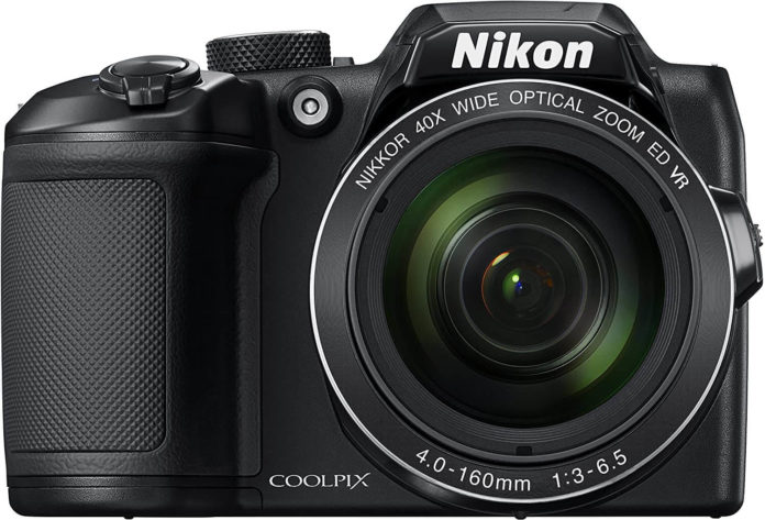 front image of the Nikon Coolpix B500