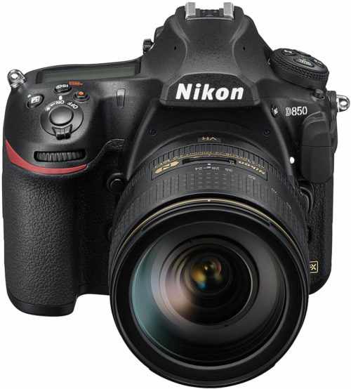 front view of the Nikon D850