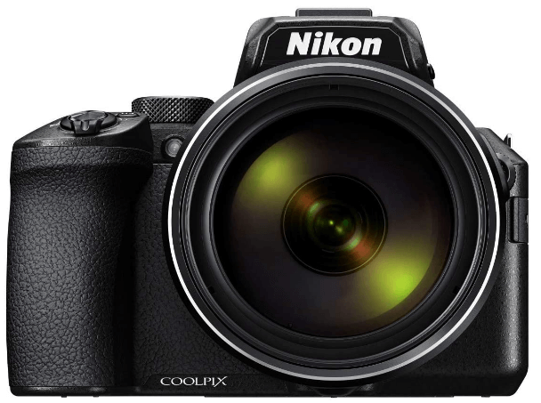 This is an image of a black Nikon COOLPIX P950 Digital Camera with 16MP sensor and 24 - 2000mm lens zoom