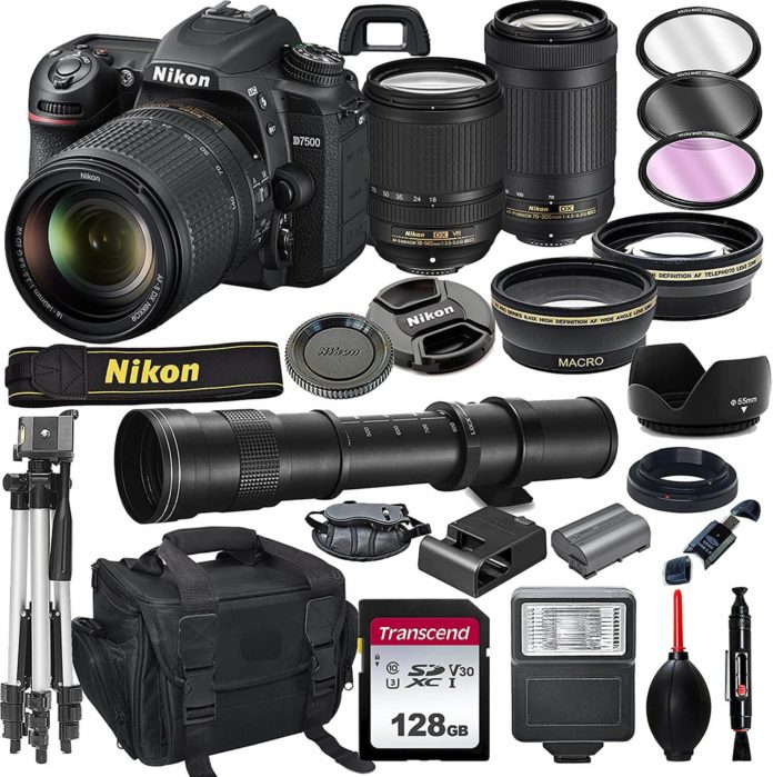 NikonD7500 Bundle Deal with accessories